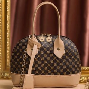 Its a small bag,  goes with all your outfits